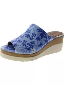 Женские босоножки Good Times из искусственной кожи на танкетке SOUL Naturalizer, цвет bluebell