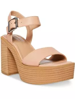 Женские босоножки Grandview с ремешком на щиколотке и блочным каблуком Madden Girl, цвет nude paris