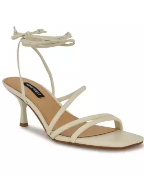 Женские босоножки Hendy Strappy Lace Up Dress Sandals Nine West, слоновая кость/кремовый