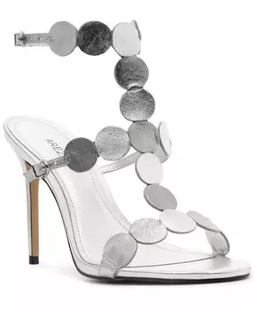 Женские босоножки Holly High Stiletto Arezzo, серебряный