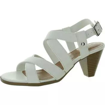 Женские босоножки Honniee из искусственной замши с крест-накрест Style & Co., цвет white smooth