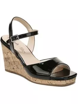 Женские босоножки Island Time на танкетке с ремешком на щиколотке LifeStride, черный