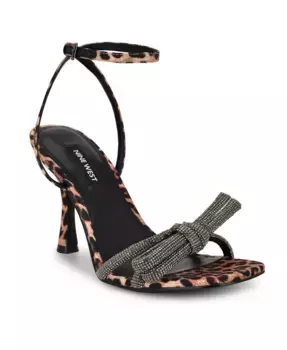 Женские босоножки Ivid с квадратным носком и сужающимся каблуком Nine West, мультиколор