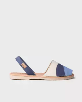 Женские босоножки из нубука с резиновой подошвой Toni Pons, тёмно-синий