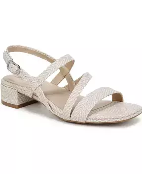 Женские босоножки Janet Square на шпильке с открытым носком и ремешком на щиколотке LifeStride, белый