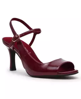 Женские босоножки Jessica с открытым носком Anne Klein, красный