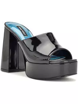 Женские босоножки Jilie 3 с открытым носком и открытой платформой Nine West, черный