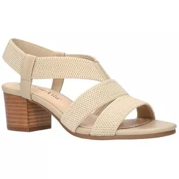 Женские босоножки Jodi с открытым носком и ремешками Bella Vita, цвет natural textured gore