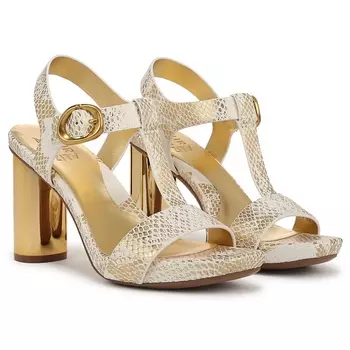 Женские босоножки Jordis Naturalizer, white / gold leather