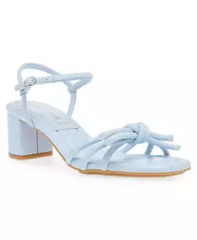 Женские босоножки Kelsi на устойчивом каблуке Anne Klein, синий