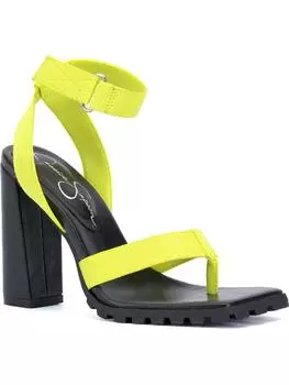 Женские босоножки Kielne с квадратным носком и ремешком на щиколотке Jessica Simpson, цвет limelite webbing