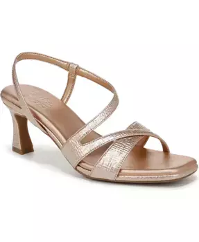 Женские босоножки Kieran с открытым носком и квадратным мысом Naturalizer, золотой