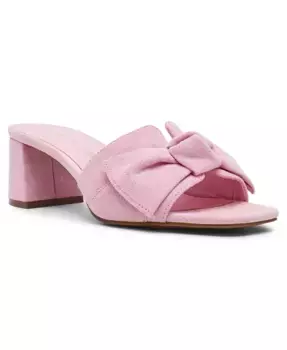 Женские босоножки Kizmet Knot на блоке с узлом Anne Klein, розовый