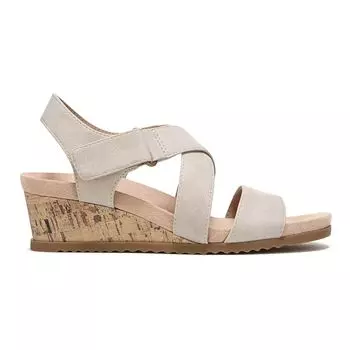 Женские босоножки LifeStride на танкетке с ремешками LifeStride, бежевый