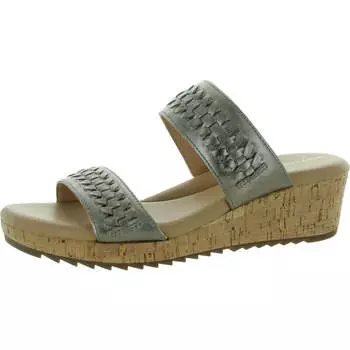 Женские босоножки Lillia с открытым носком на танкетке Easy Spirit, золотой