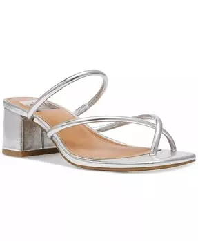 Женские босоножки Lumena на блочном каблуке с ремешками DV Dolce Vita, серебро