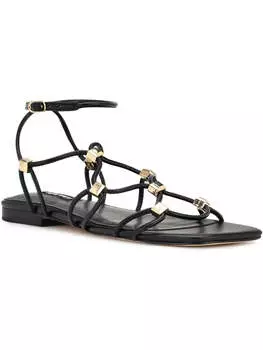 Женские босоножки Majah 3 из искусственной кожи с сетчатой подошвой Nine West, черный