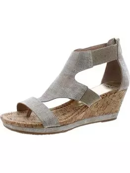 Женские босоножки Maraa из лакированной кожи на танкетке Donald J. Pliner, цвет platino/metallic mini croc