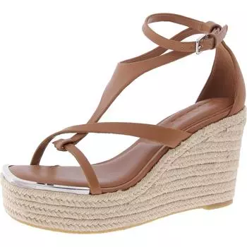 Женские босоножки Maryn из искусственной кожи с отделкой на платформе DKNY, цвет light cognac