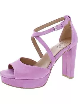 Женские босоножки Melody на платформе с блочным каблуком и ремешком на щиколотке Naturalizer, цвет wild rose suede