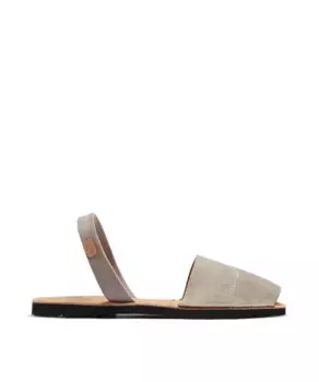 Женские босоножки Menorcan из замши с рисунком CASTELL MENORCA, серый