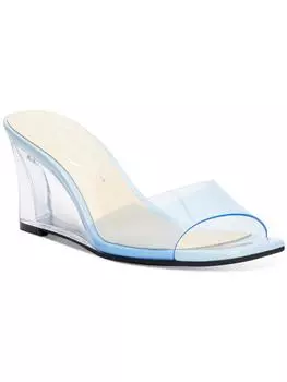 Женские босоножки Merlote с открытым носком и танкеткой Jessica Simpson, цвет colorado blue