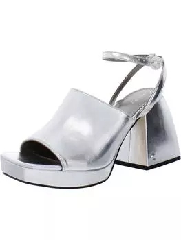 Женские босоножки Miranda с квадратным носком на платформе Circus by Sam Edelman, цвет soft silver metallic