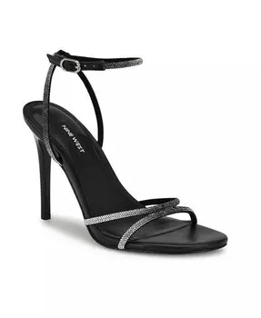 Женские босоножки Missey на каблуке-шпильке с открытым носком Nine West, черный