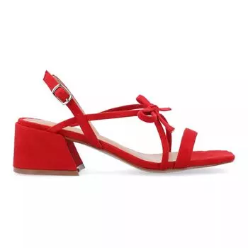Женские босоножки на блочном каблуке Journee Collection Amity Journee Collection, красный