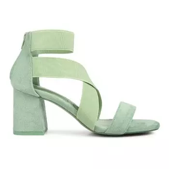 Женские босоножки на блочном каблуке London Rag London Rag, зеленый