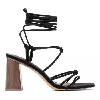 Женские босоножки на блочном каблуке с ремешками New York & Company Bailey New York & Company, черный