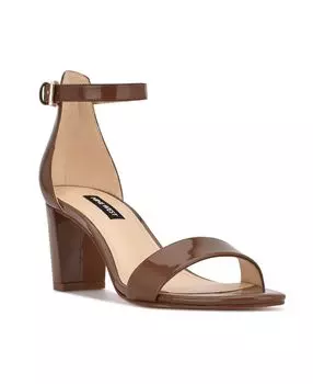Женские босоножки на блочном каблуке с ремешком на щиколотке Nine West