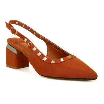 Женские босоножки на каблуке Ameya London Rag, коричневый