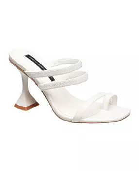 Женские босоножки на каблуке-бридже French Connection, белый