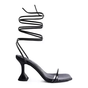 Женские босоножки на каблуке и шнуровке London Rag Biten Berry Spool London Rag, черный