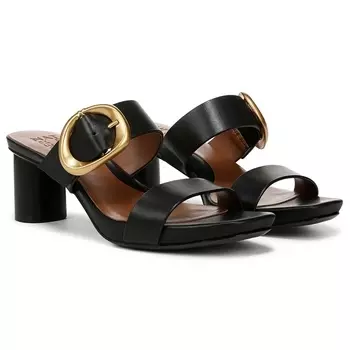 Женские босоножки на каблуке Ida Naturalizer, black leather