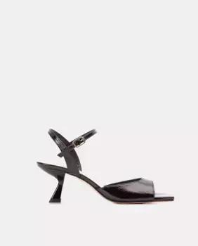 Женские босоножки на каблуке из лакированной кожи Farrutx, черный