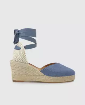 Женские босоножки на каблуке из лакированной кожи с застежкой-пряжкой Lodi, синий