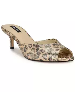 Женские босоножки на каблуке Luvlie Kitten Heel Dress Nine West, мультиколор