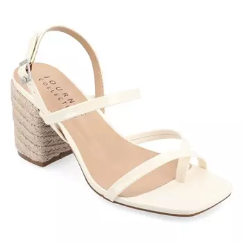 Женские босоножки на каблуке Olivina Journee, off white