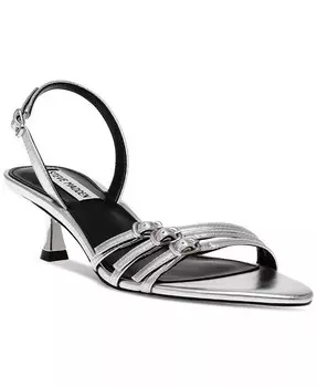 Женские босоножки на каблуке-рюкзаке Rapture с ремешками Steve Madden, серебро