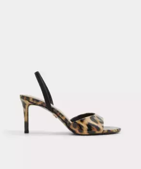 Женские босоножки на каблуке с круглым носком Aldo, коричневый