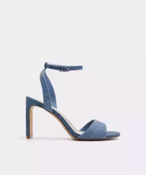 Женские босоножки на каблуке с круглым носком Aldo, синий
