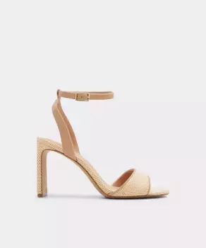 Женские босоножки на каблуке с круглым носком Aldo, бежевый