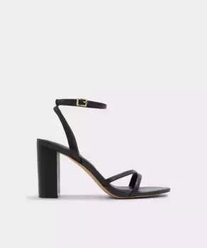 Женские босоножки на каблуке с круглым носком Aldo, черный