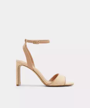 Женские босоножки на каблуке с круглым носком Aldo, бежевый