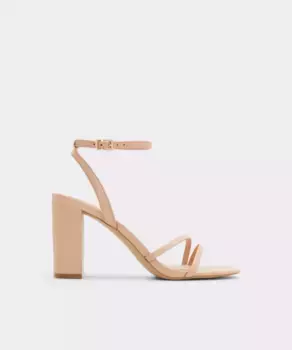 Женские босоножки на каблуке с круглым носком Aldo, бежевый