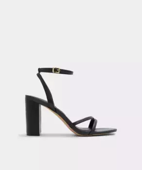 Женские босоножки на каблуке с круглым носком Aldo, черный