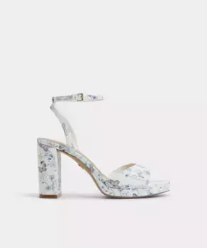 Женские босоножки на каблуке с круглым носком Aldo, белый