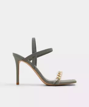 Женские босоножки на каблуке с квадратным носком Aldo, зеленый